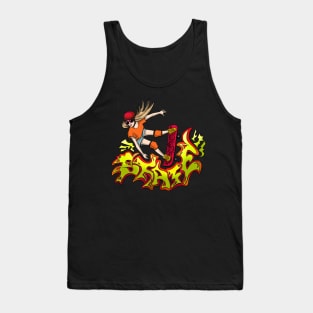 Skateboard blonde Tank Top